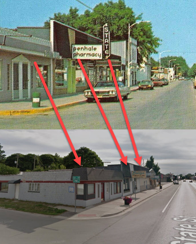 State Theatre - Old Photo Comparison To Current Street View (newer photo)